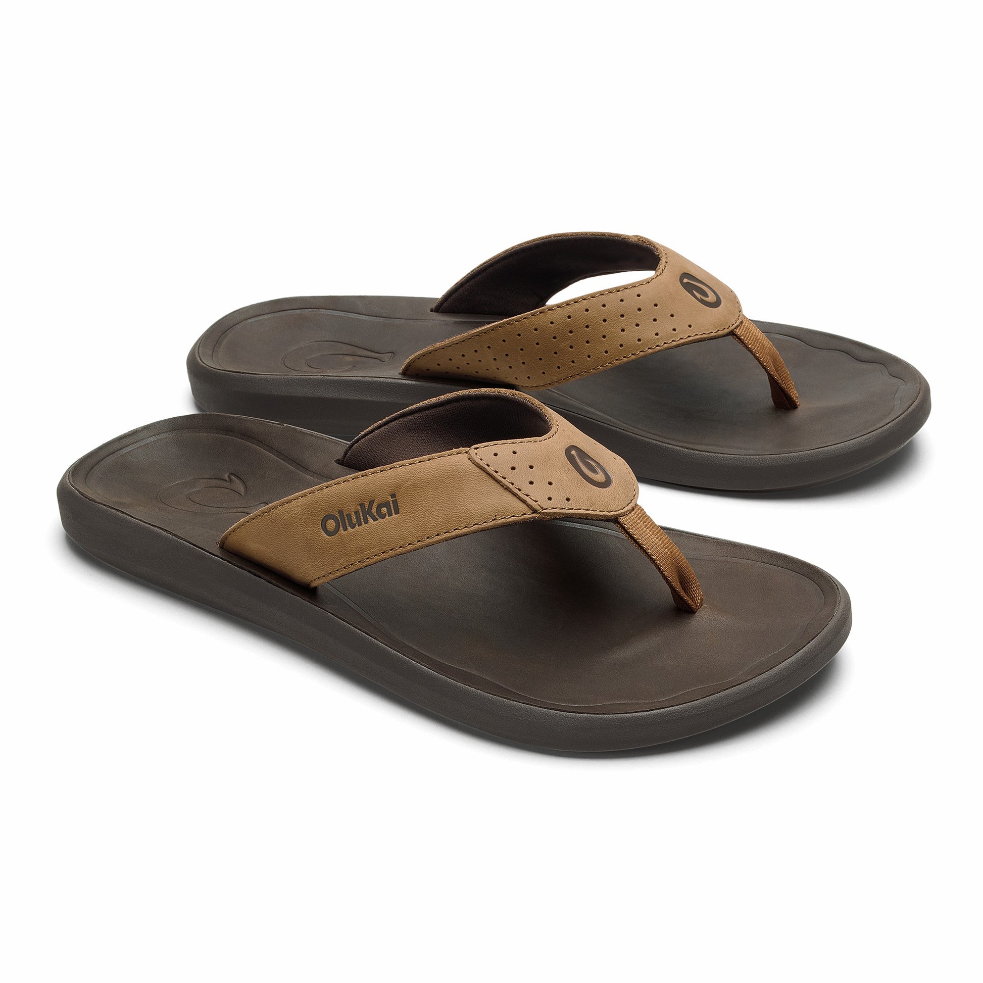 Olukai Pili - Tan / Dark Java