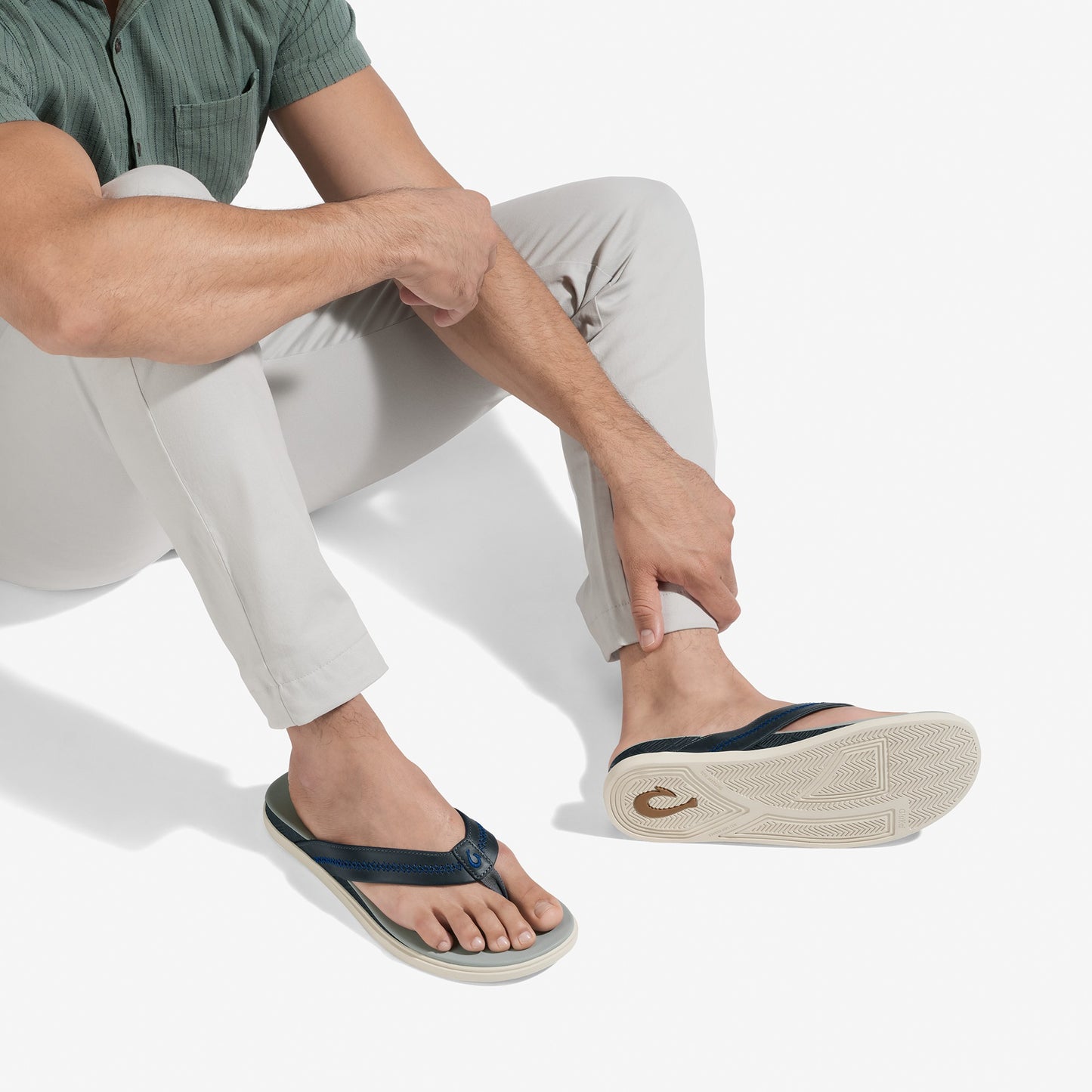 Olukai Shoreline - Rock / Pale Grey