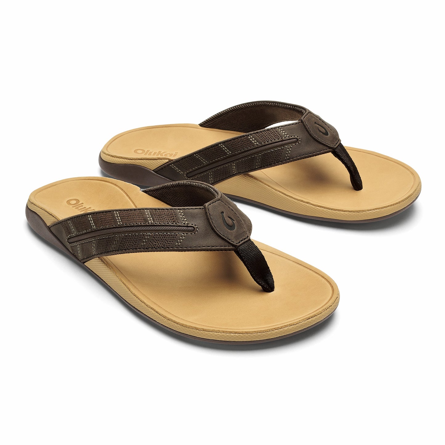 Olukai Tuahine Palm - Dk Java / Golden Sand