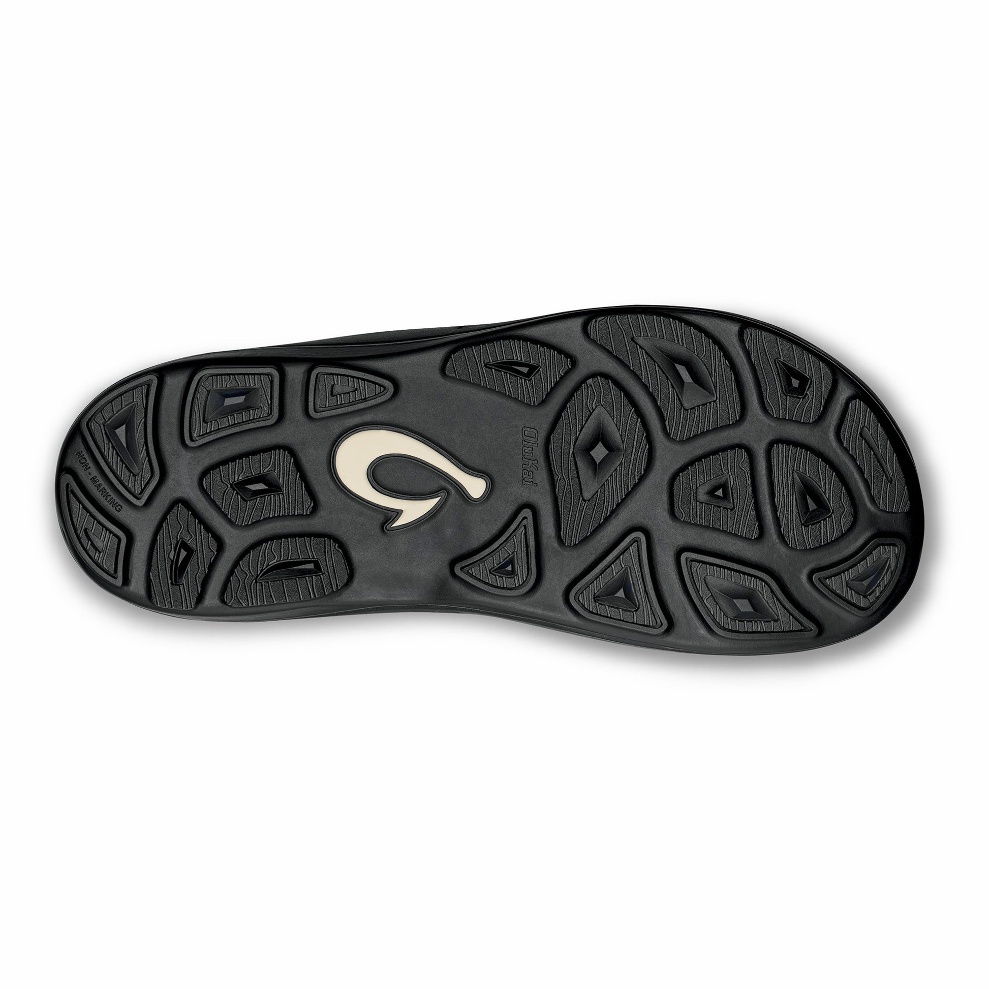 Olukai Kīpī Comfortable Beach Sandals - Black