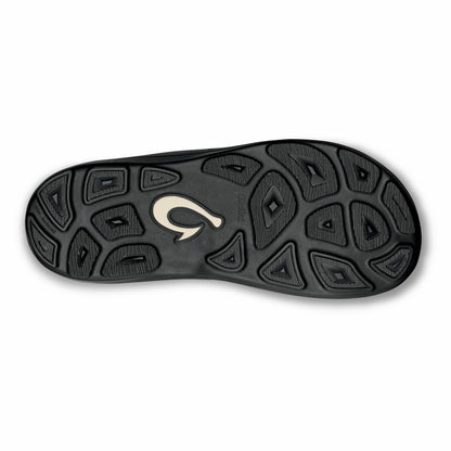 Olukai Kīpī Comfortable Beach Sandals - Black