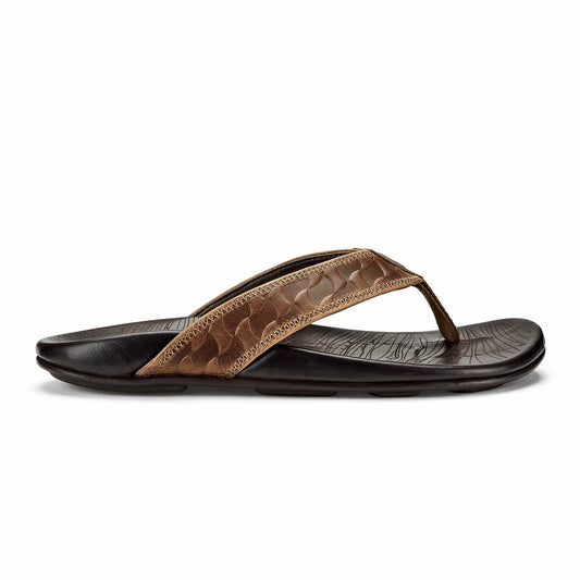 Olukai Hikianalia - Tan / Dark Java