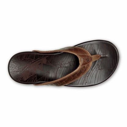 Olukai Hikianalia - Tan / Dark Java