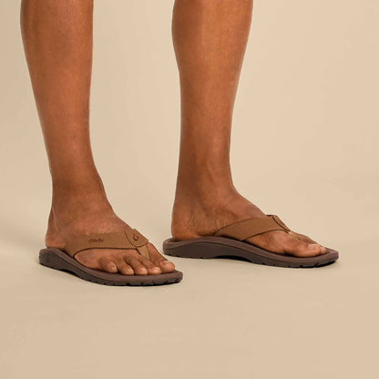 Olukai ‘Ohana Best Selling Beach Sandals - Tan / Dark Java