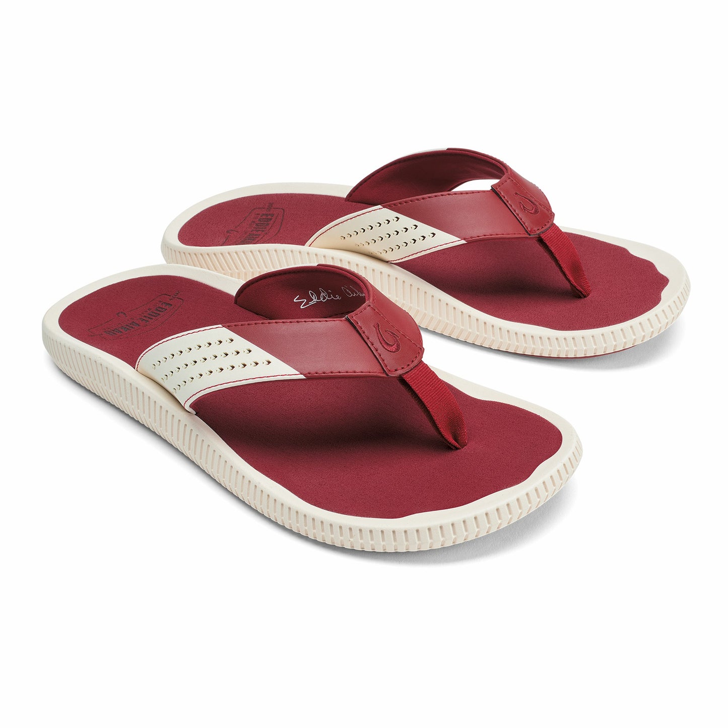 Olukai Ulele - Off White / Deep Red