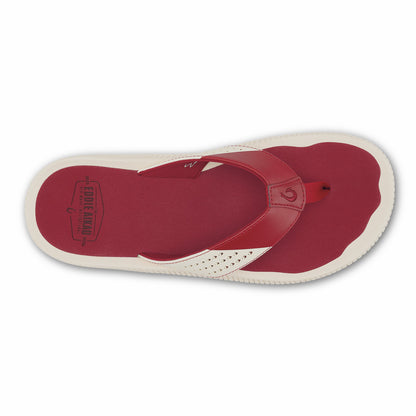 Olukai Ulele - Off White / Deep Red