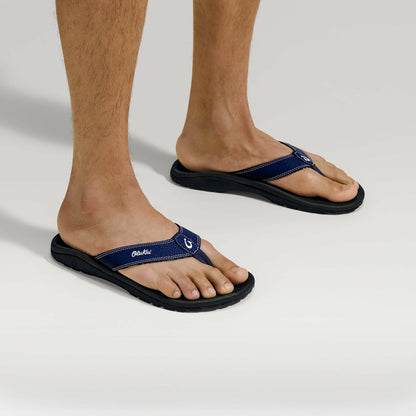 Olukai ‘Ohana Beach Sandals - Navy / Onyx