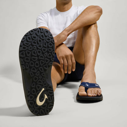 Olukai ‘Ohana Beach Sandals - Navy / Onyx