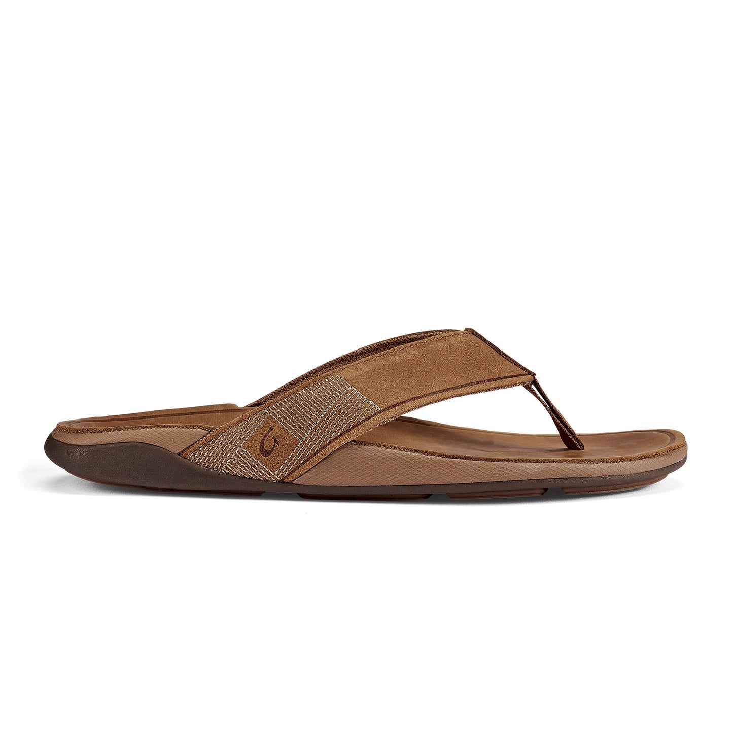 Olukai Tuahine Waterproof Leather Beach Sandals - Toffee