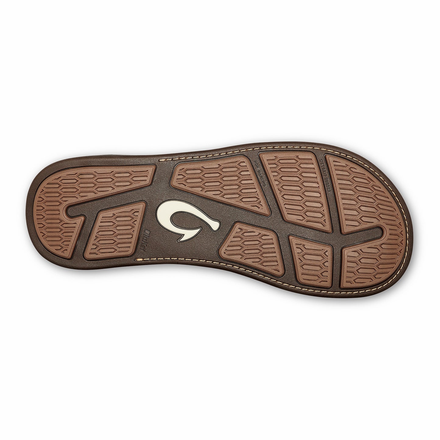 Olukai Tuahine Waterproof Leather Beach Sandals - Toffee