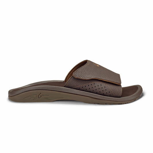 Olukai Nalu Slide Beach Slide Sandals - Dark Java