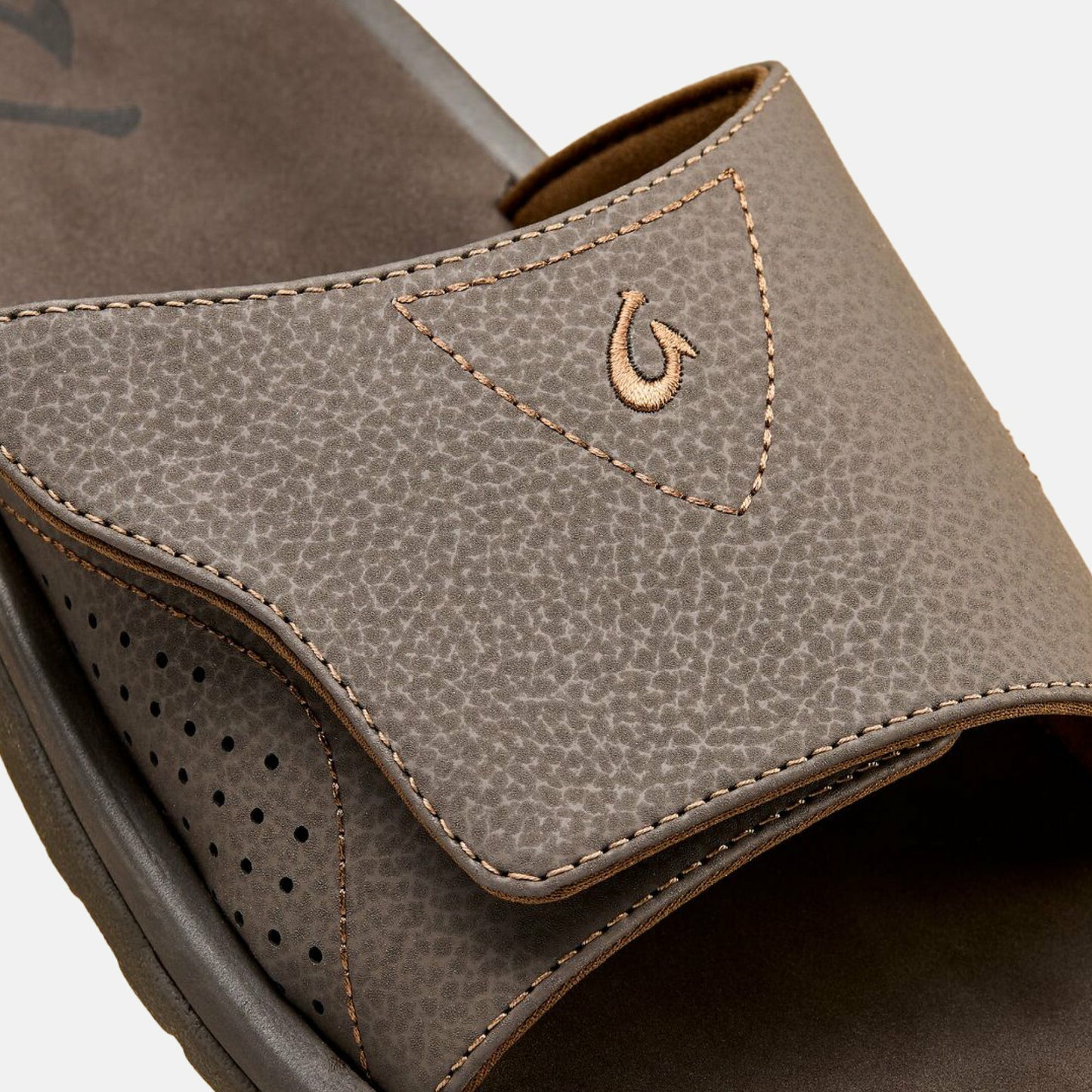 Olukai Nalu Slide Beach Slide Sandals - Dark Java