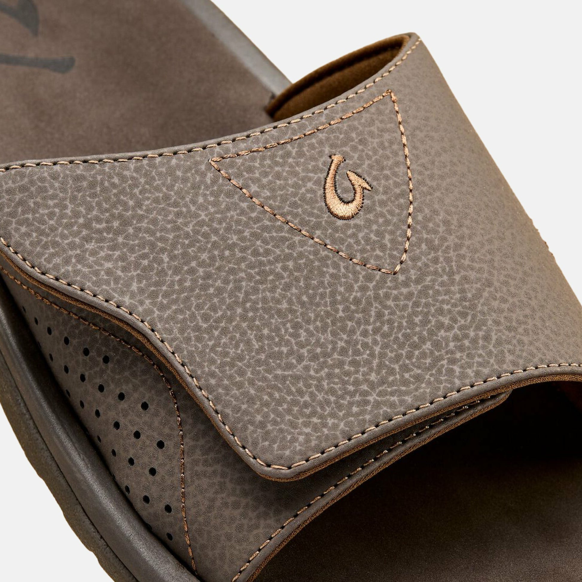 Olukai Nalu Slide Beach Slide Sandals - Dark Java
