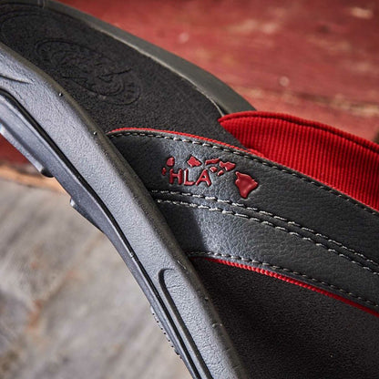 Olukai Kīpī Comfortable Beach Sandals - Dark Shadow