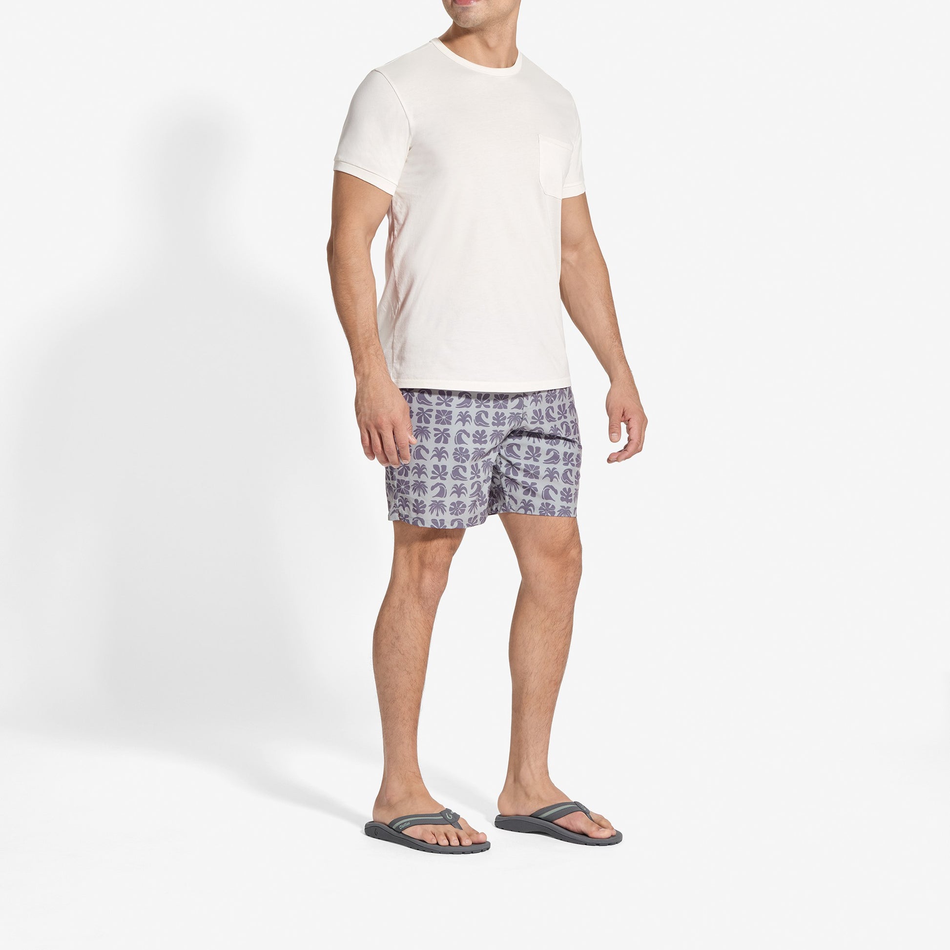 Olukai 'Ohana Pālua - Tradewind Grey / Seagreen
