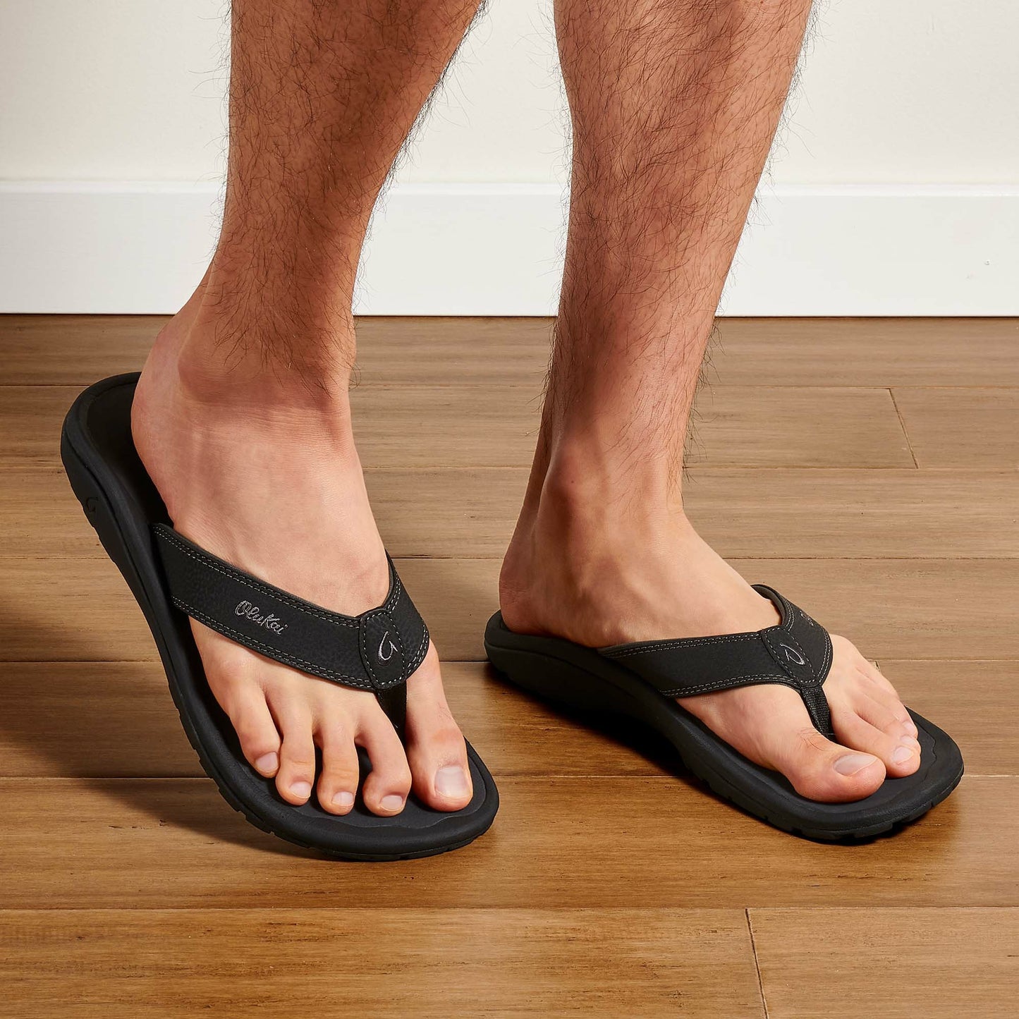 Olukai OluKai ‘Ohana - Black / Dark Shadow | Beach Sandals