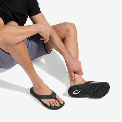 Olukai OluKai ‘Ohana - Black / Dark Shadow | Beach Sandals