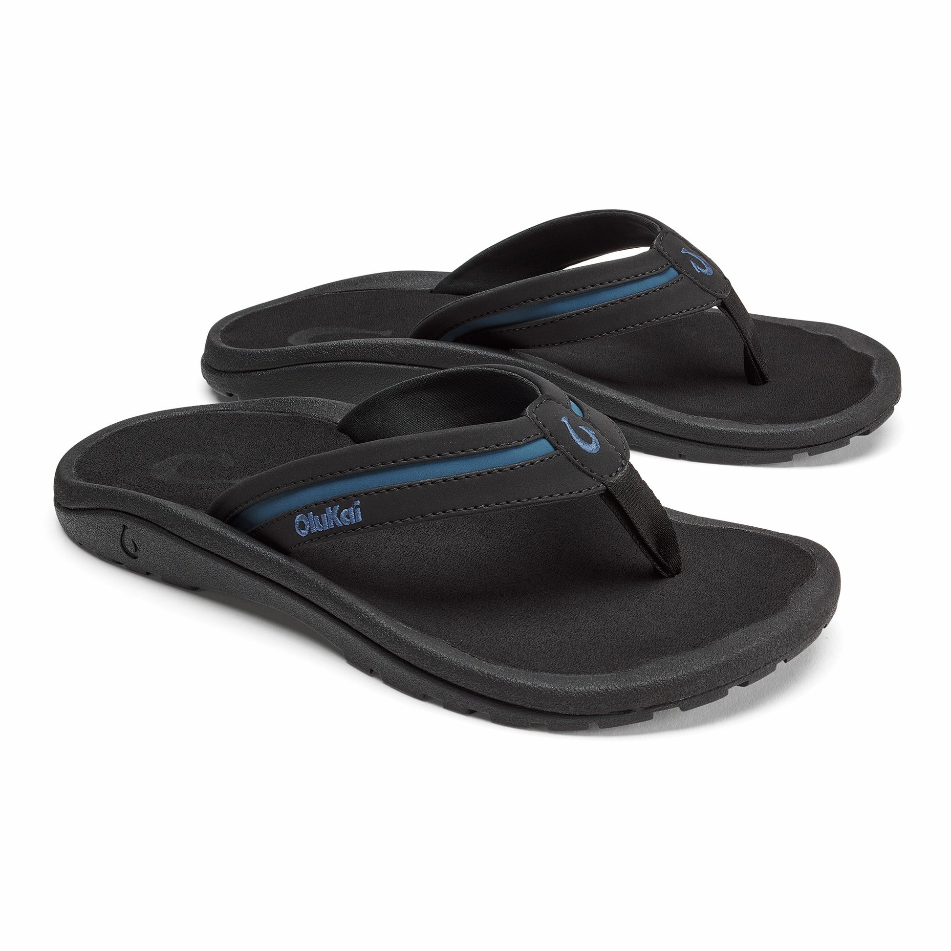 Olukai ʻOhana Pālua - Black / Slate Blue