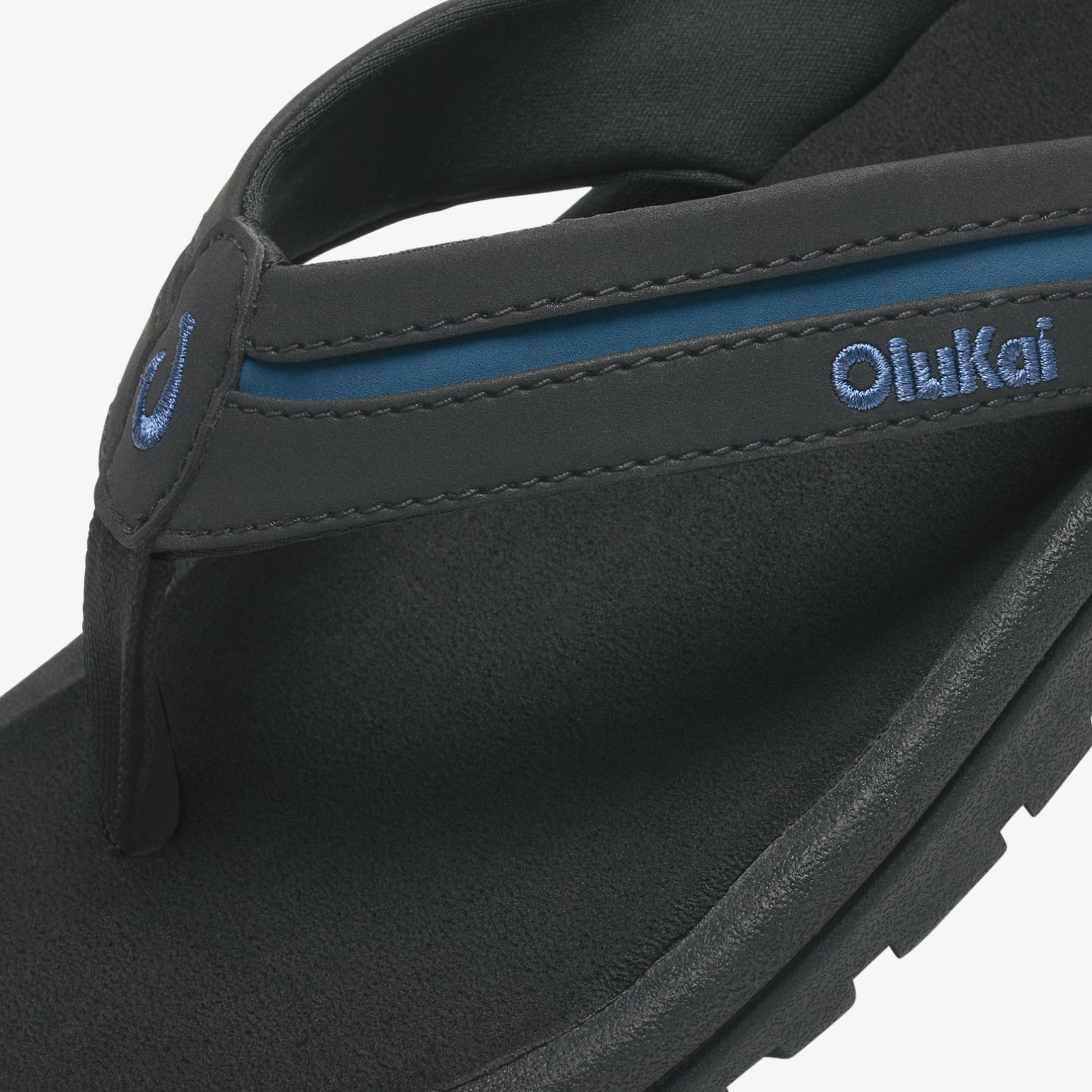 Olukai ʻOhana Pālua - Black / Slate Blue
