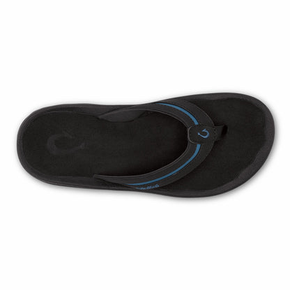 Olukai ʻOhana Pālua - Black / Slate Blue