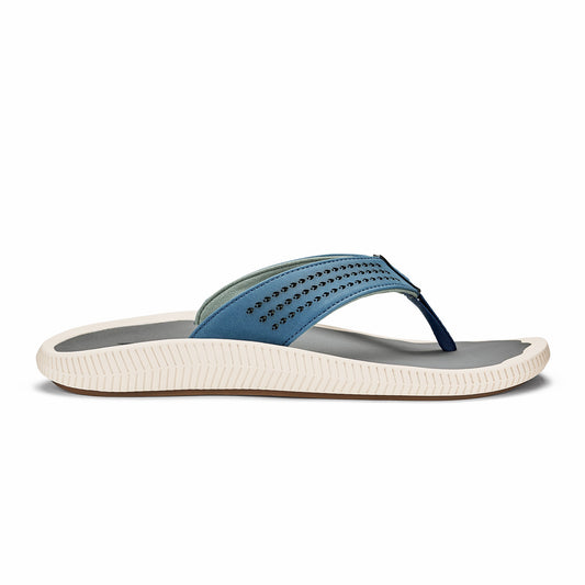 Olukai Ulele Beach Sandals - Slate Blue / Charcoal