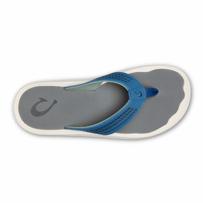 Olukai Ulele Beach Sandals - Slate Blue / Charcoal