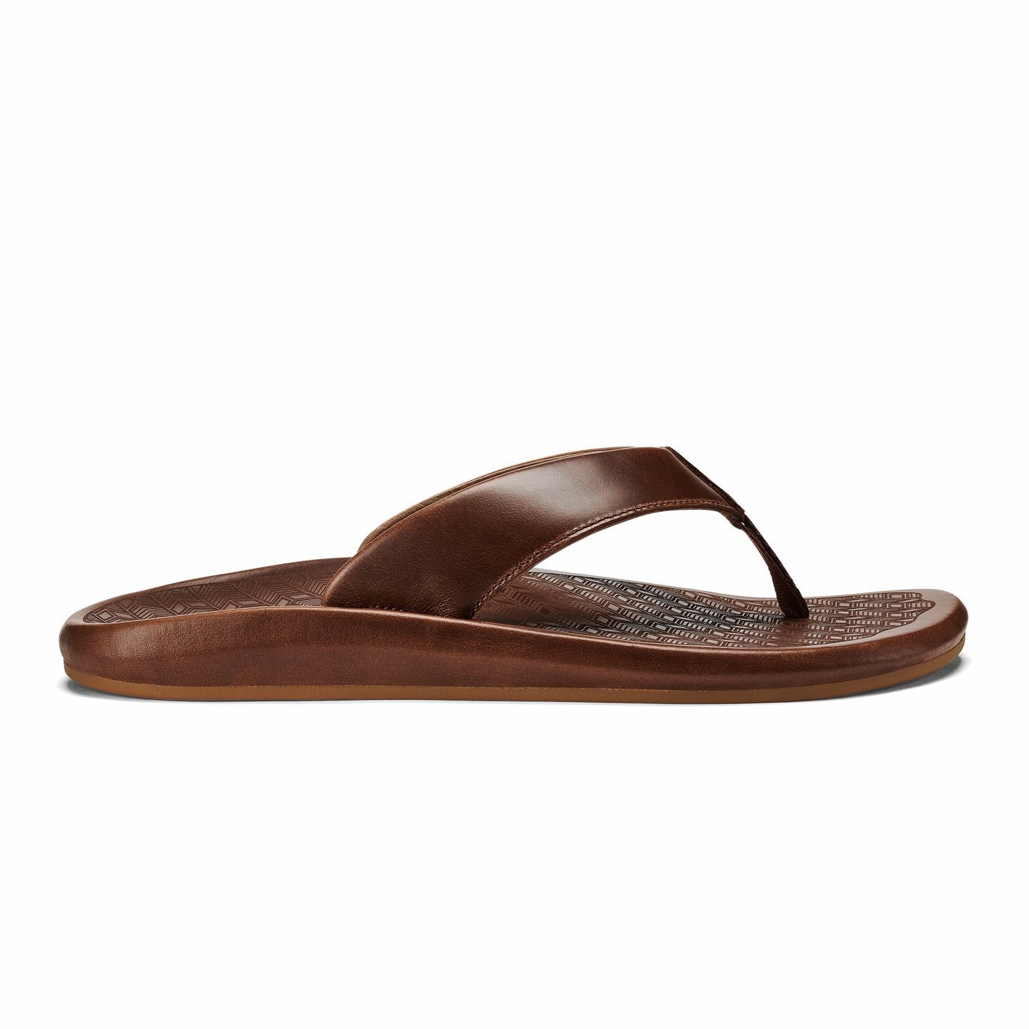 Olukai ‘Ilikai Men‘s Leather Sandals - Toffee