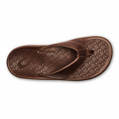 Olukai ‘Ilikai Men‘s Leather Sandals - Toffee