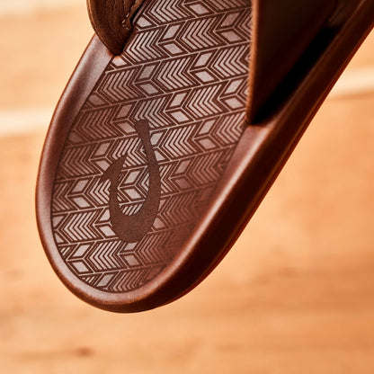 Olukai ‘Ilikai Men‘s Leather Sandals - Toffee