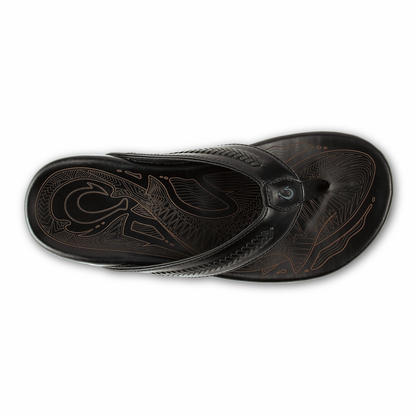 Olukai Mea Ola Mano - Black / Dk Shadow