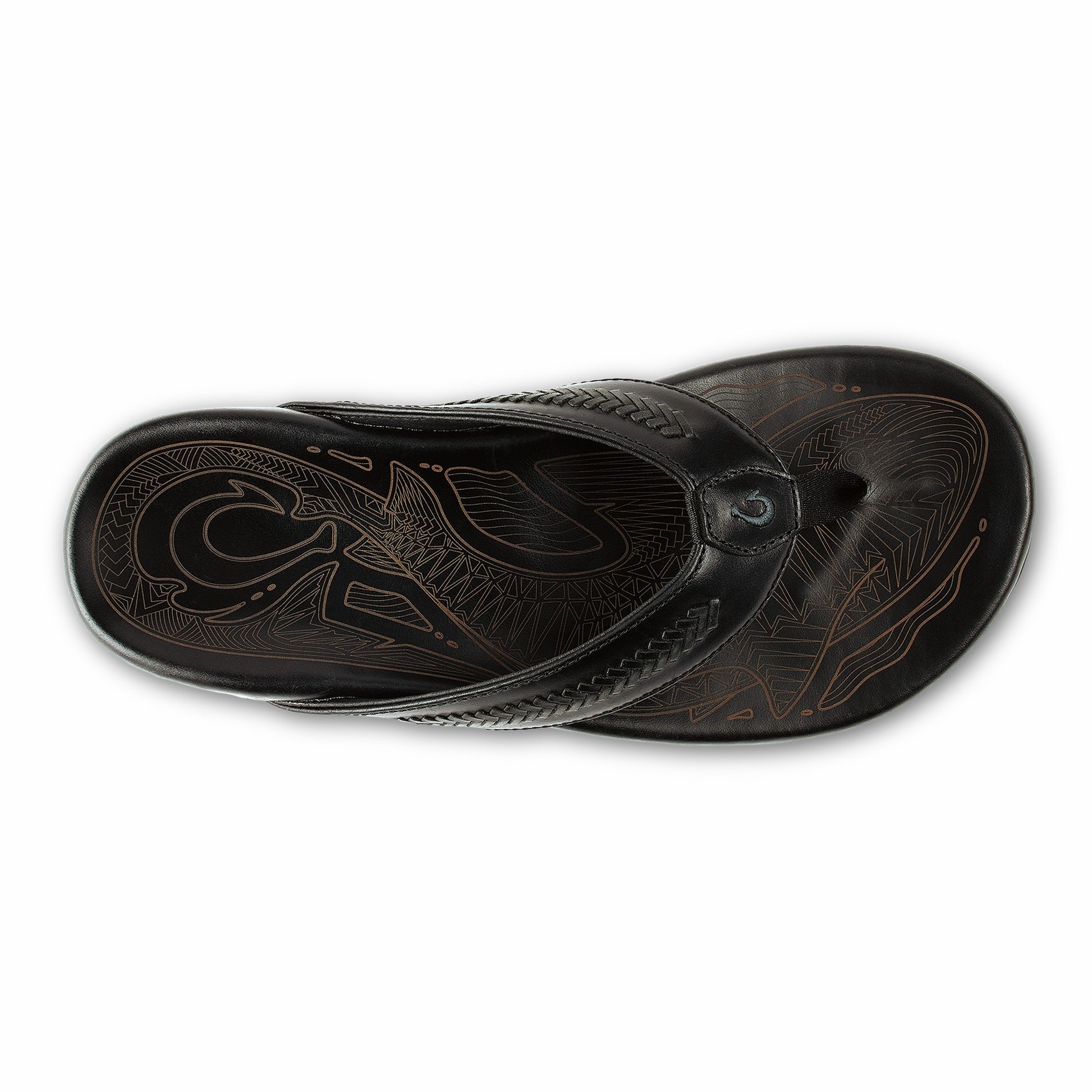 Olukai Mea Ola Mano - Black / Dk Shadow