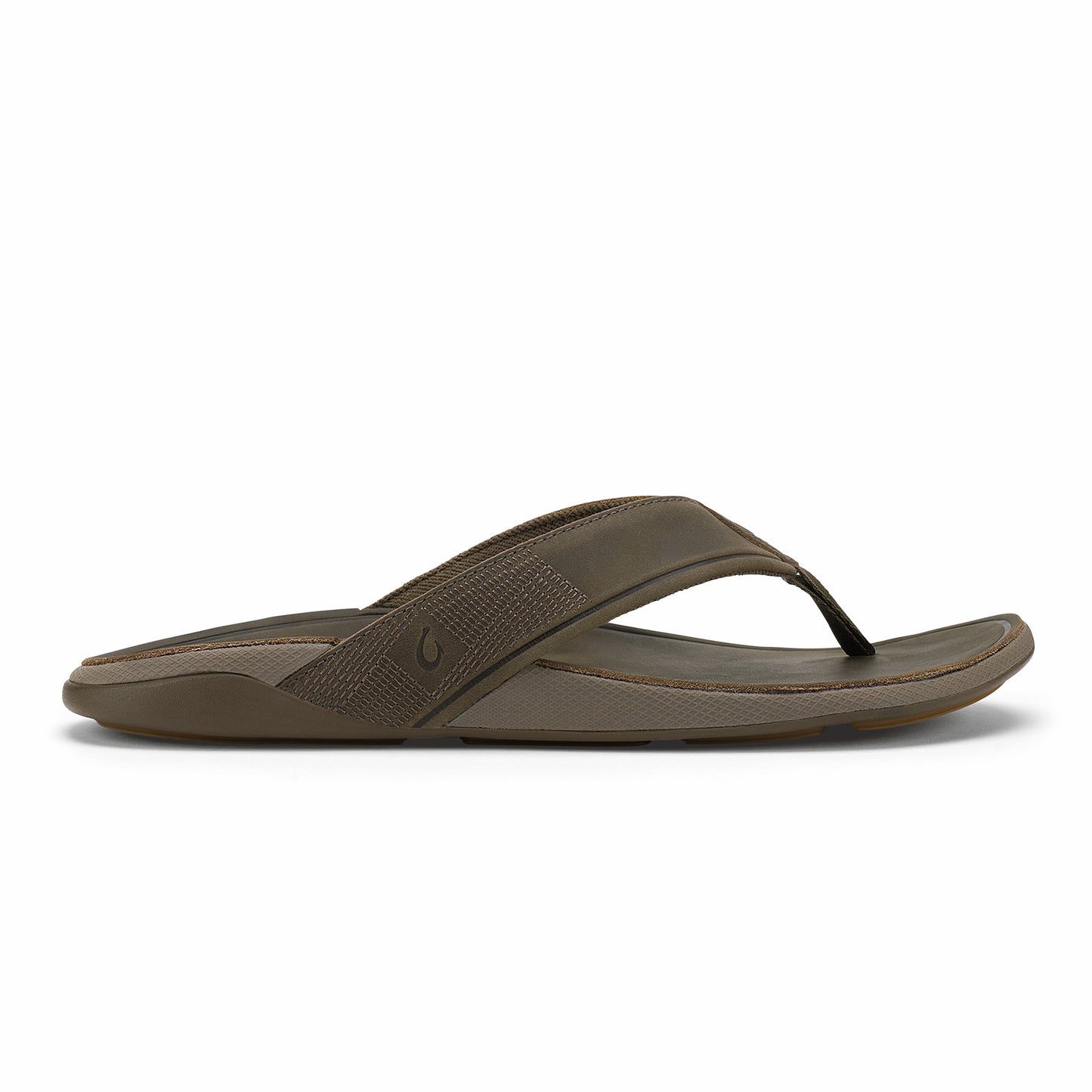 Olukai Tuahine Waterproof Leather Beach Sandals - Canteen