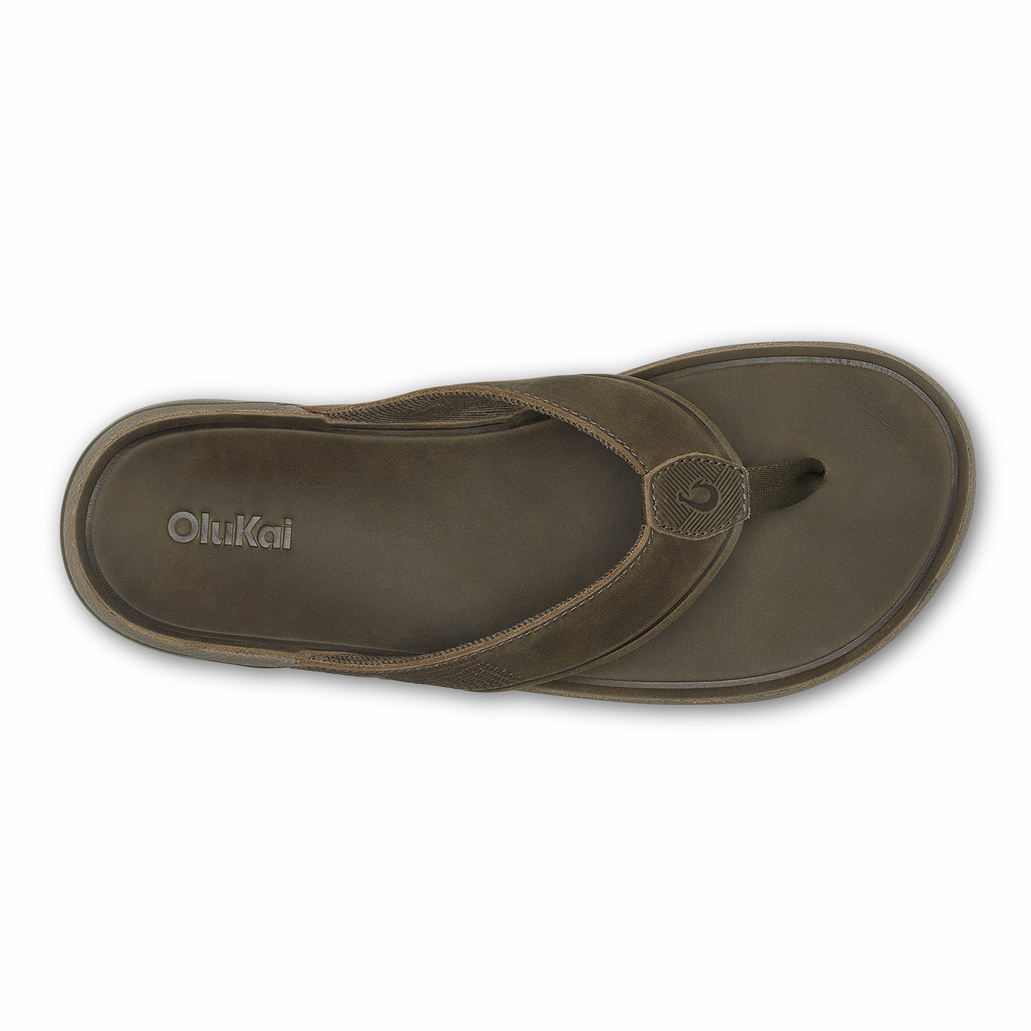 Olukai Tuahine Waterproof Leather Beach Sandals - Canteen