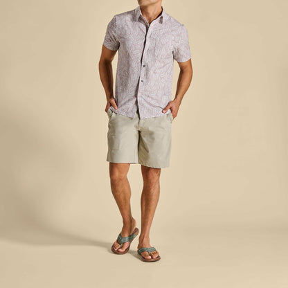 Olukai Hiapo - Odyssey Grey / Sahara Leather Beach Sandals
