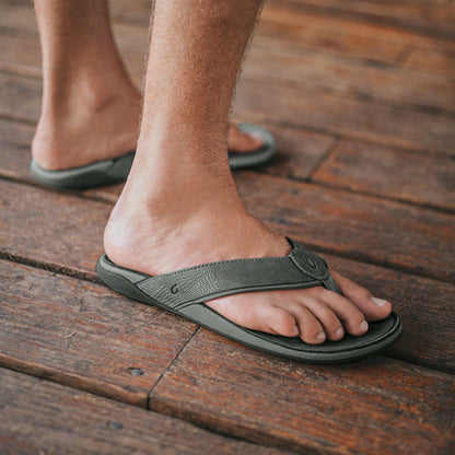 Olukai Tuahine Waterproof Leather Beach Sandals - Lagoon
