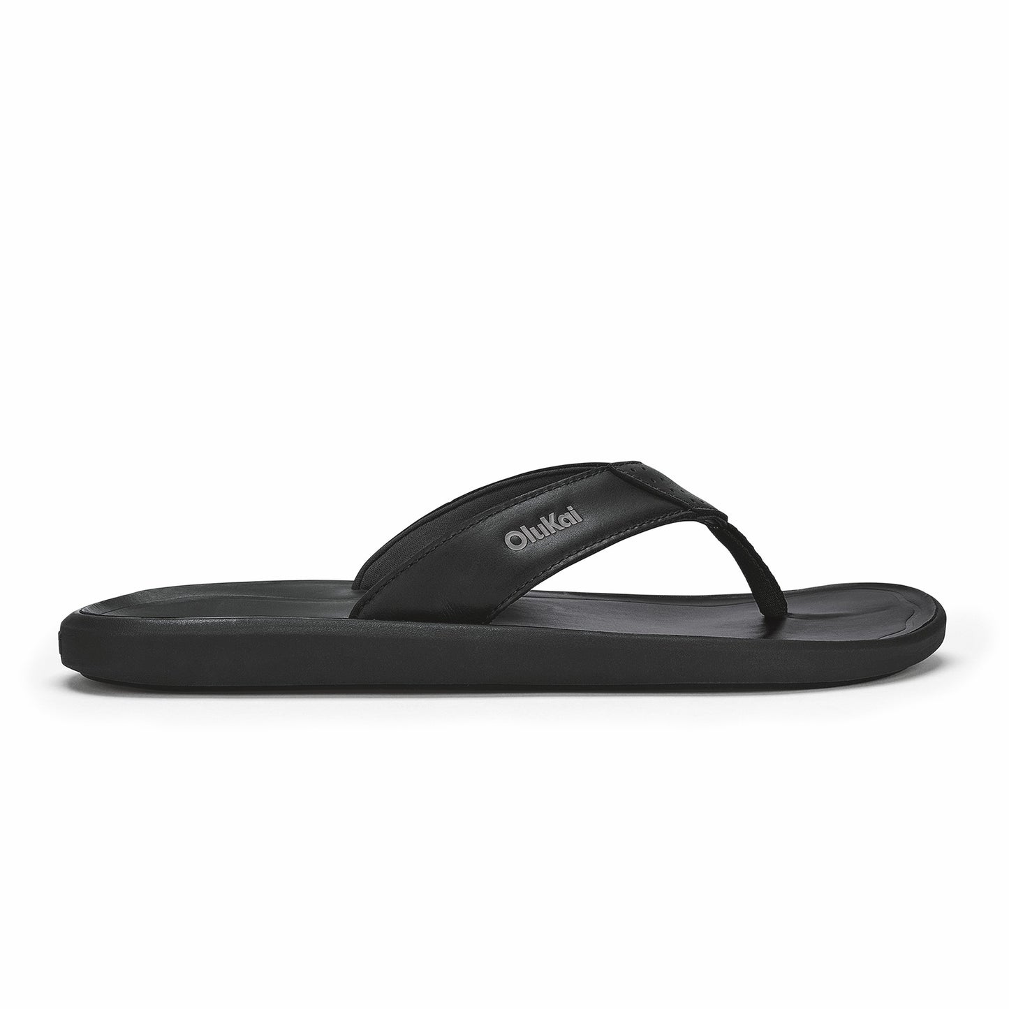 Olukai Pili Waterproof Leather Sandals - Lava Rock