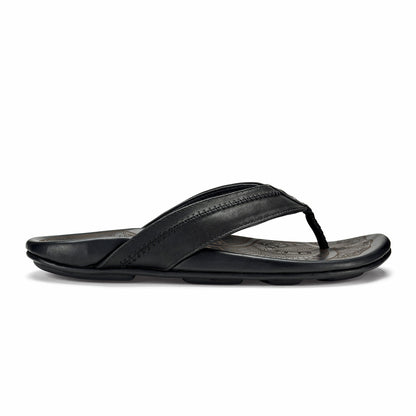 Olukai Hiapo - Lava Rock Leather Beach Sandals