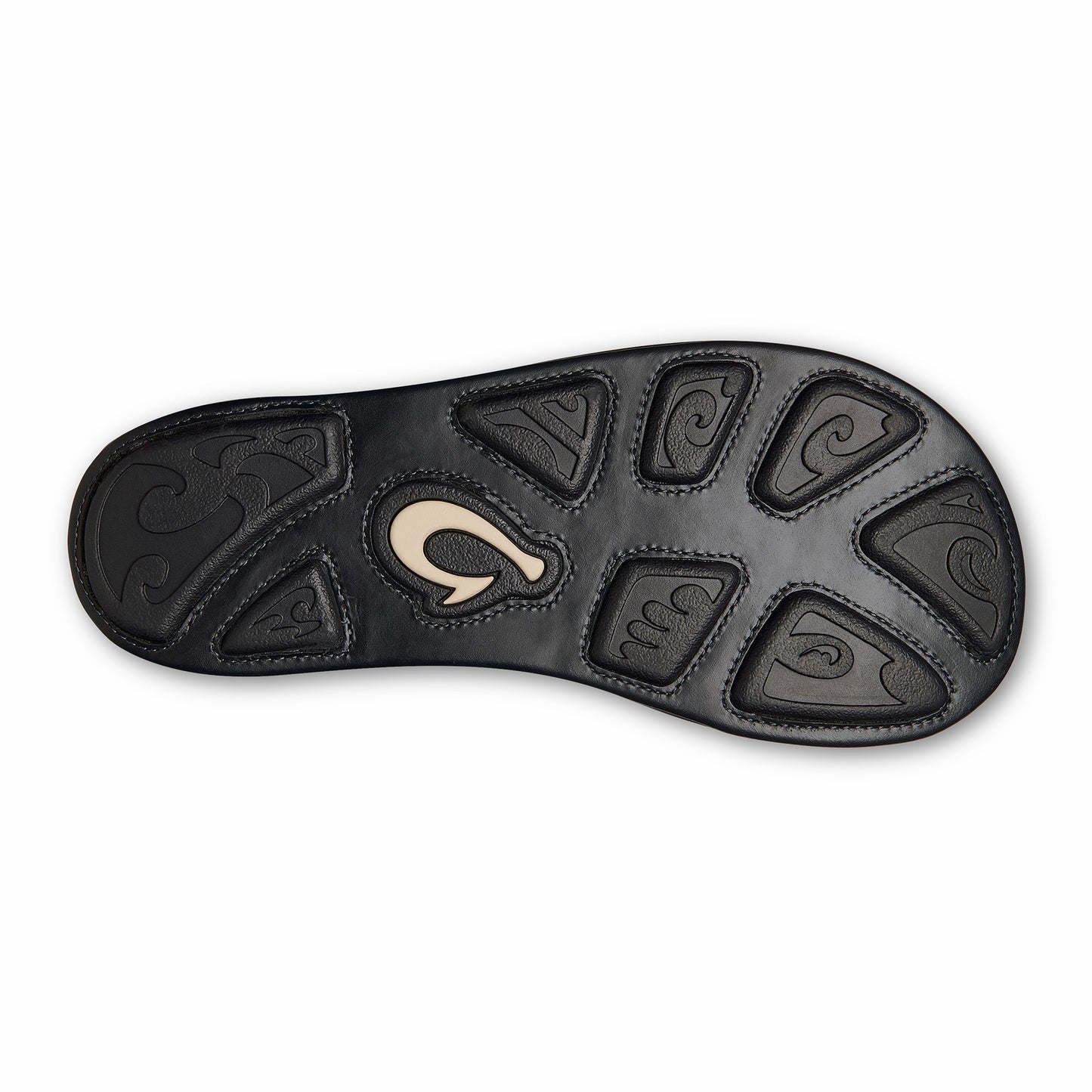 Olukai Hiapo - Lava Rock Leather Beach Sandals