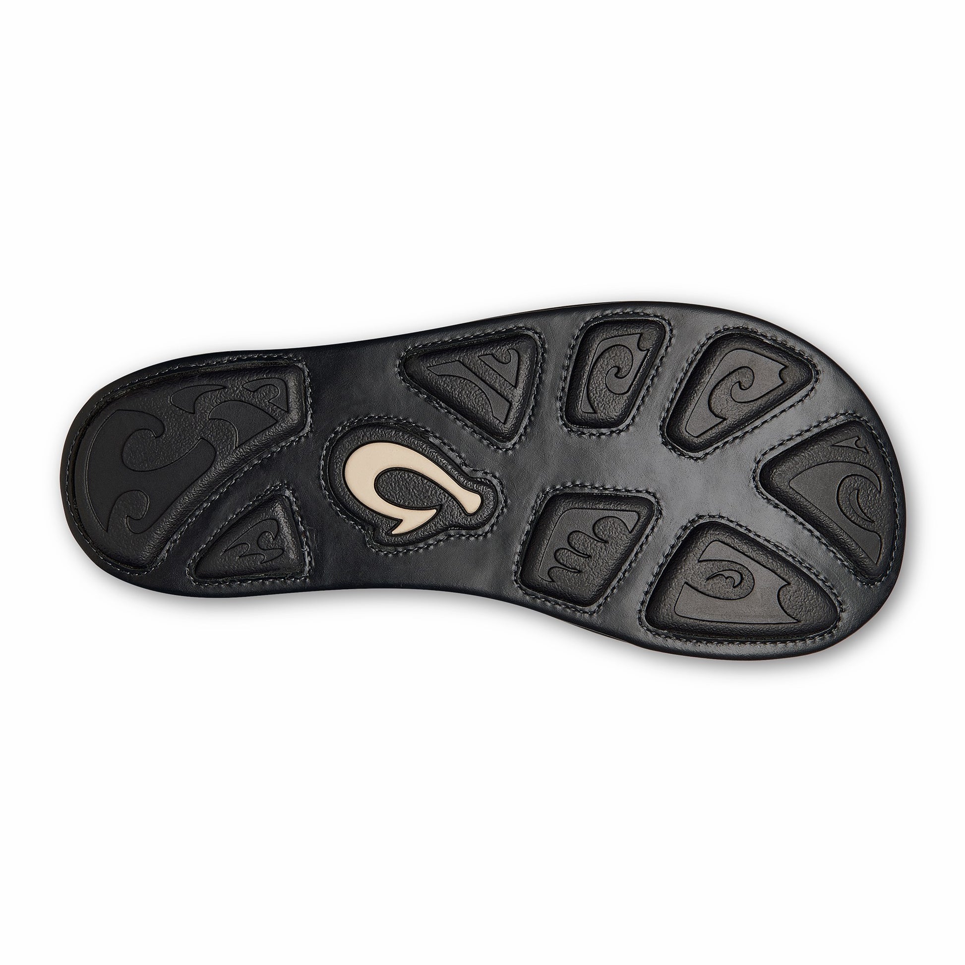 Olukai Hiapo - Lava Rock Leather Beach Sandals