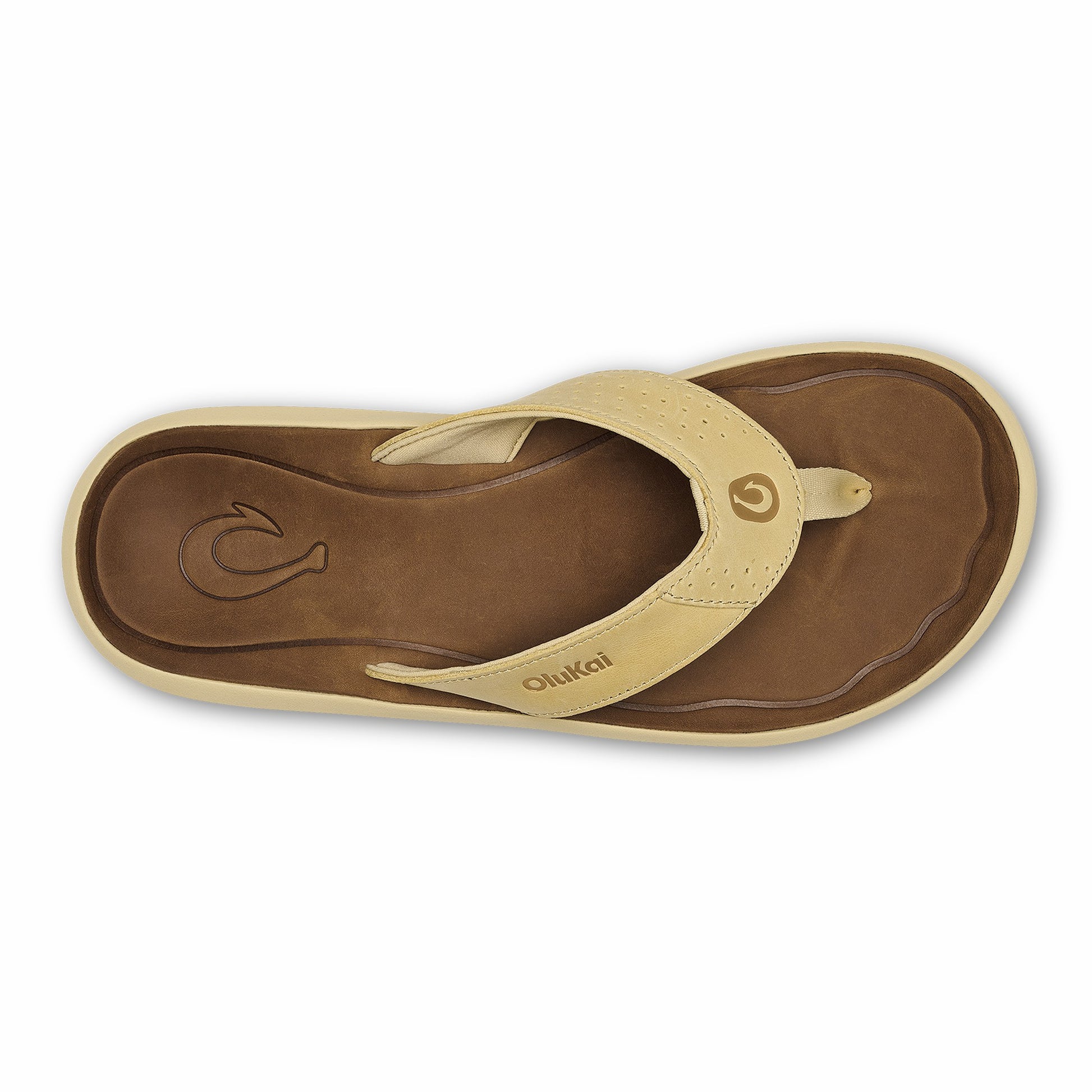 Olukai Pili Waterproof Leather Sandals - Toasted Coconut / Tan