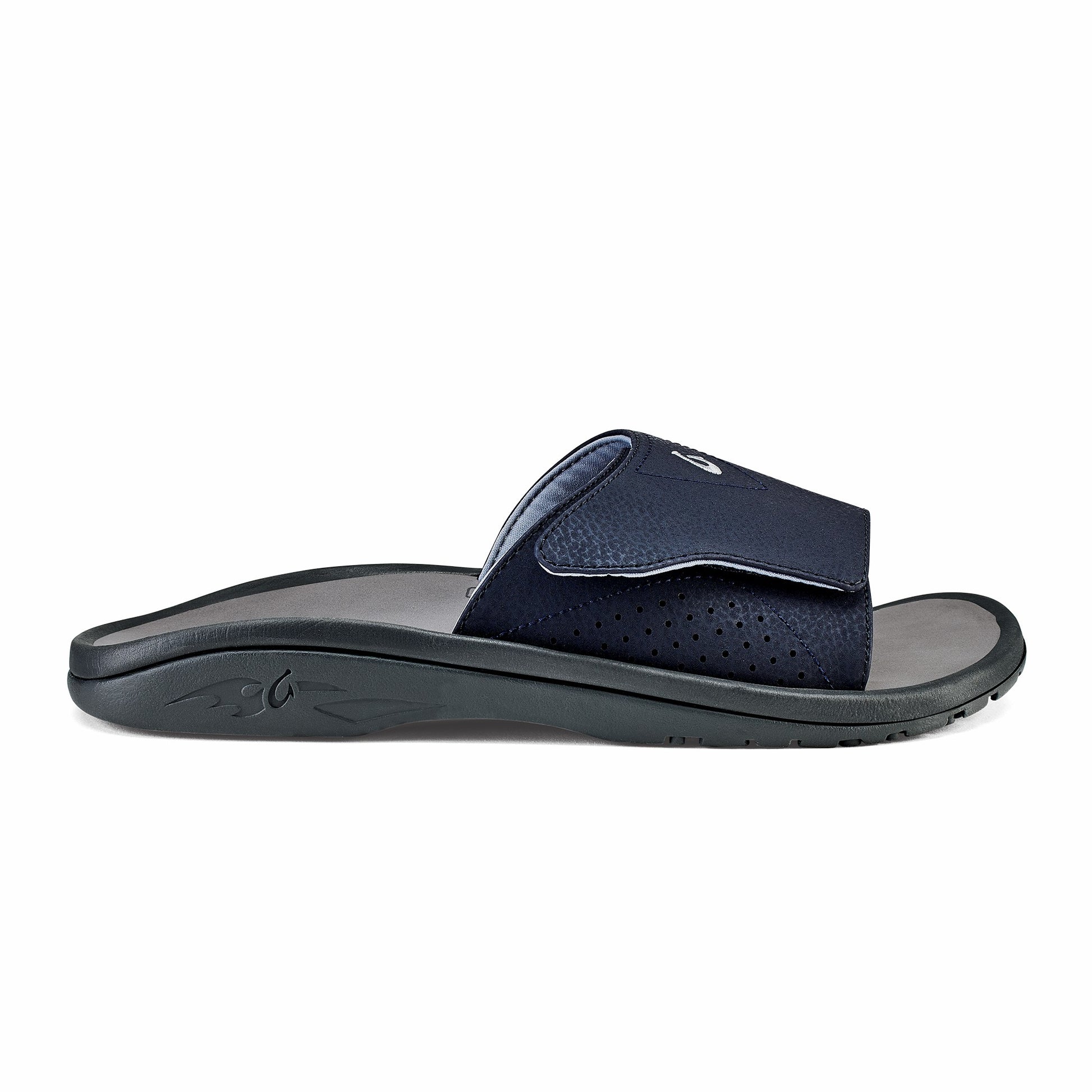 Olukai OluKai Nalu Slide - Trench Blue / Charcoal | Sandals