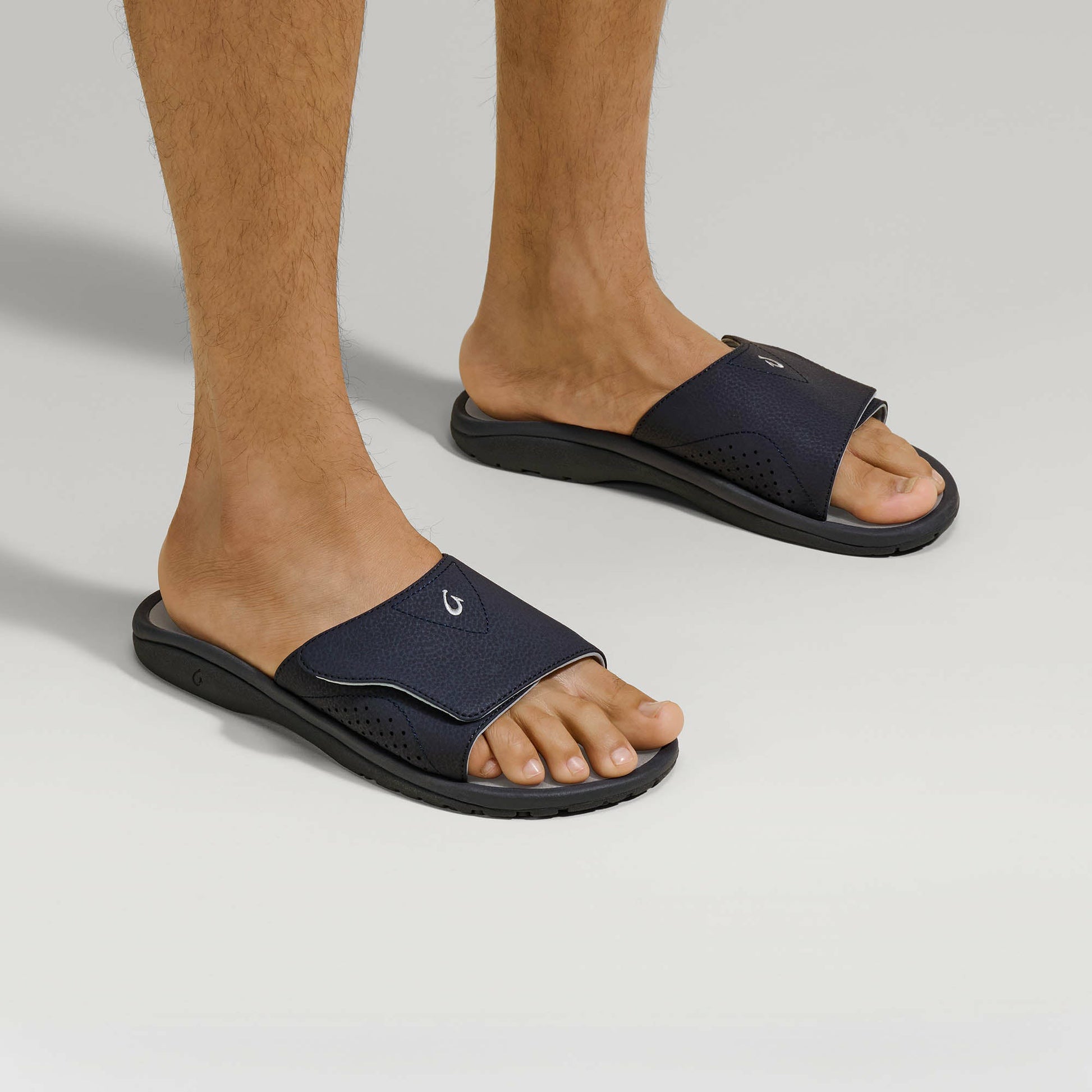 Olukai OluKai Nalu Slide - Trench Blue / Charcoal | Sandals