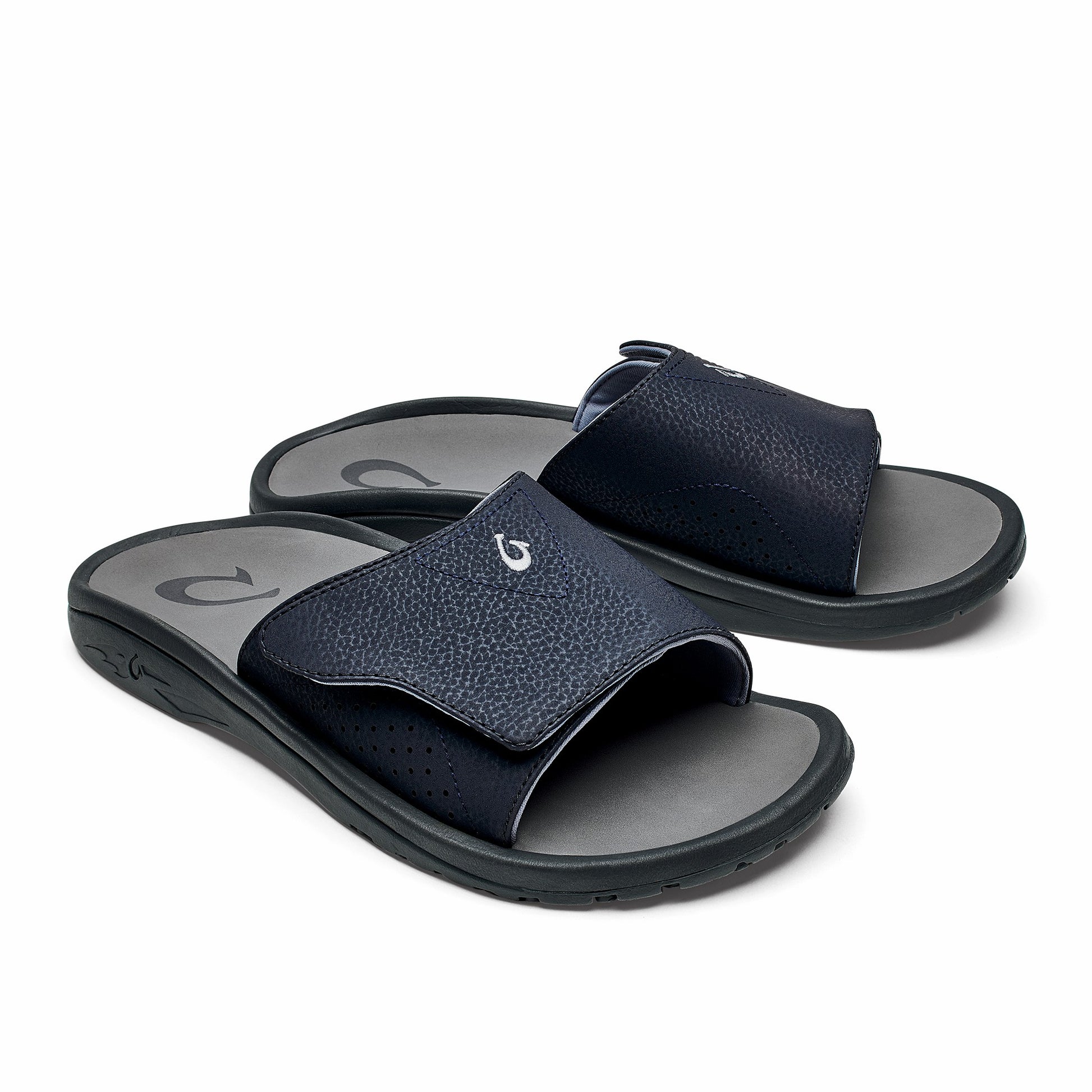Olukai OluKai Nalu Slide - Trench Blue / Charcoal | Sandals