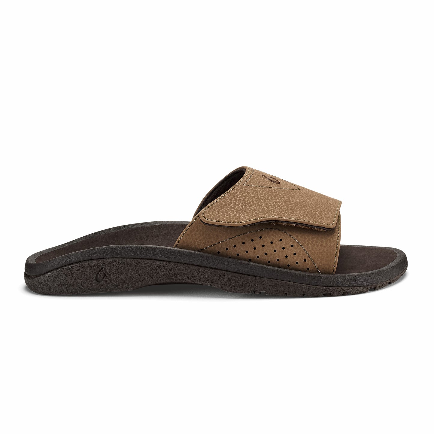 Olukai Nalu Slide - Tan / Dk Java