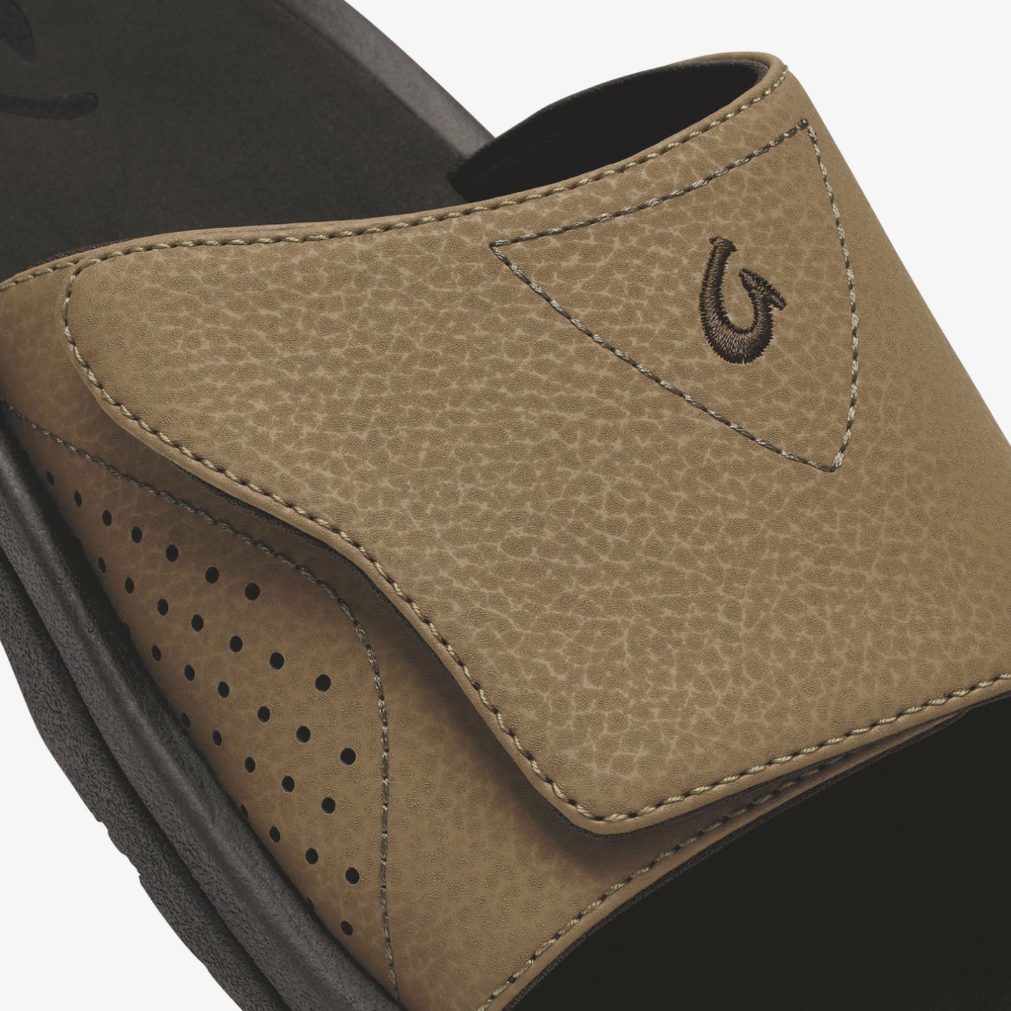 Olukai Nalu Slide - Tan / Dk Java