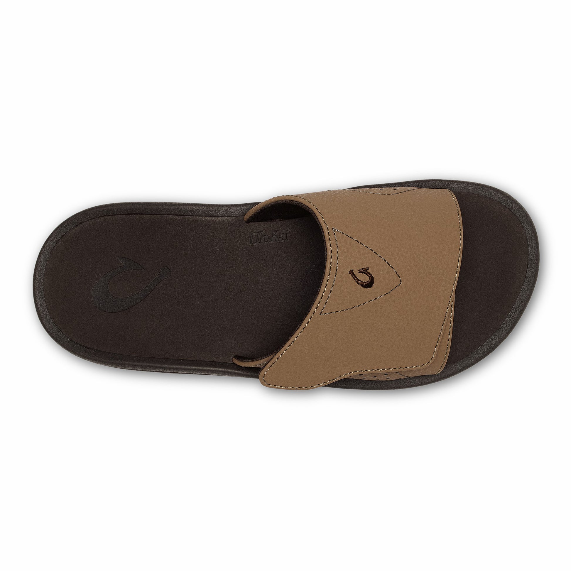 Olukai Nalu Slide - Tan / Dk Java