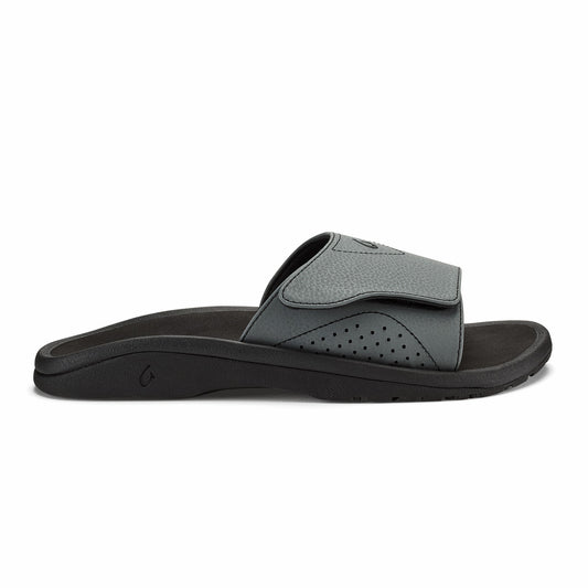 Olukai Nalu Slide - Rock / Black