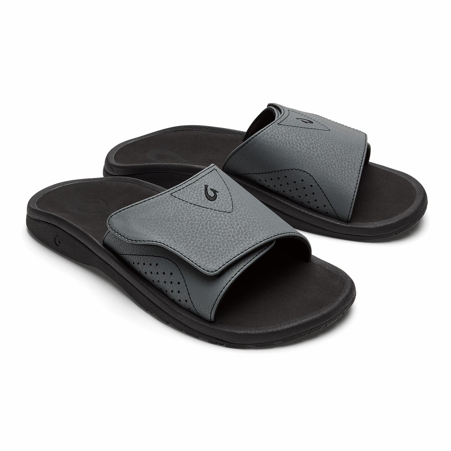 Olukai Nalu Slide - Rock / Black