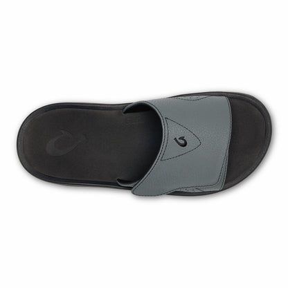 Olukai Nalu Slide - Rock / Black