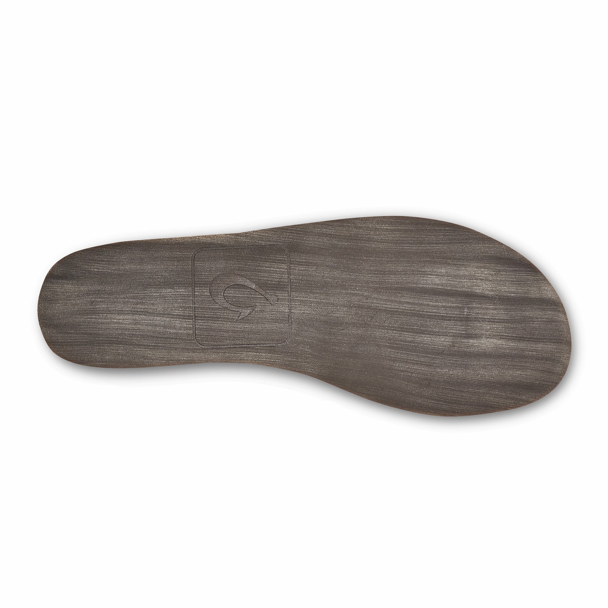 Olukai Moloā Leather Slippers - Toffee / Dark Wood